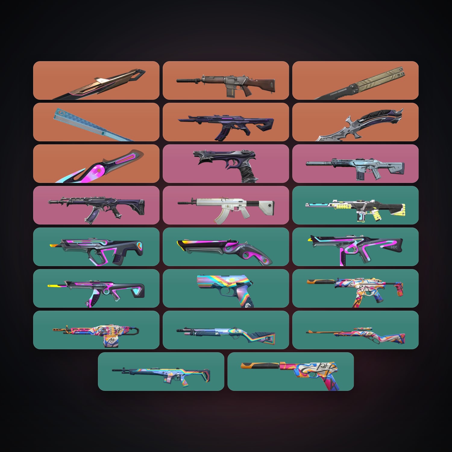 NA Bronze 1 locker — 5 knives, 23 skins, lvl 76 — HabibiAccounts