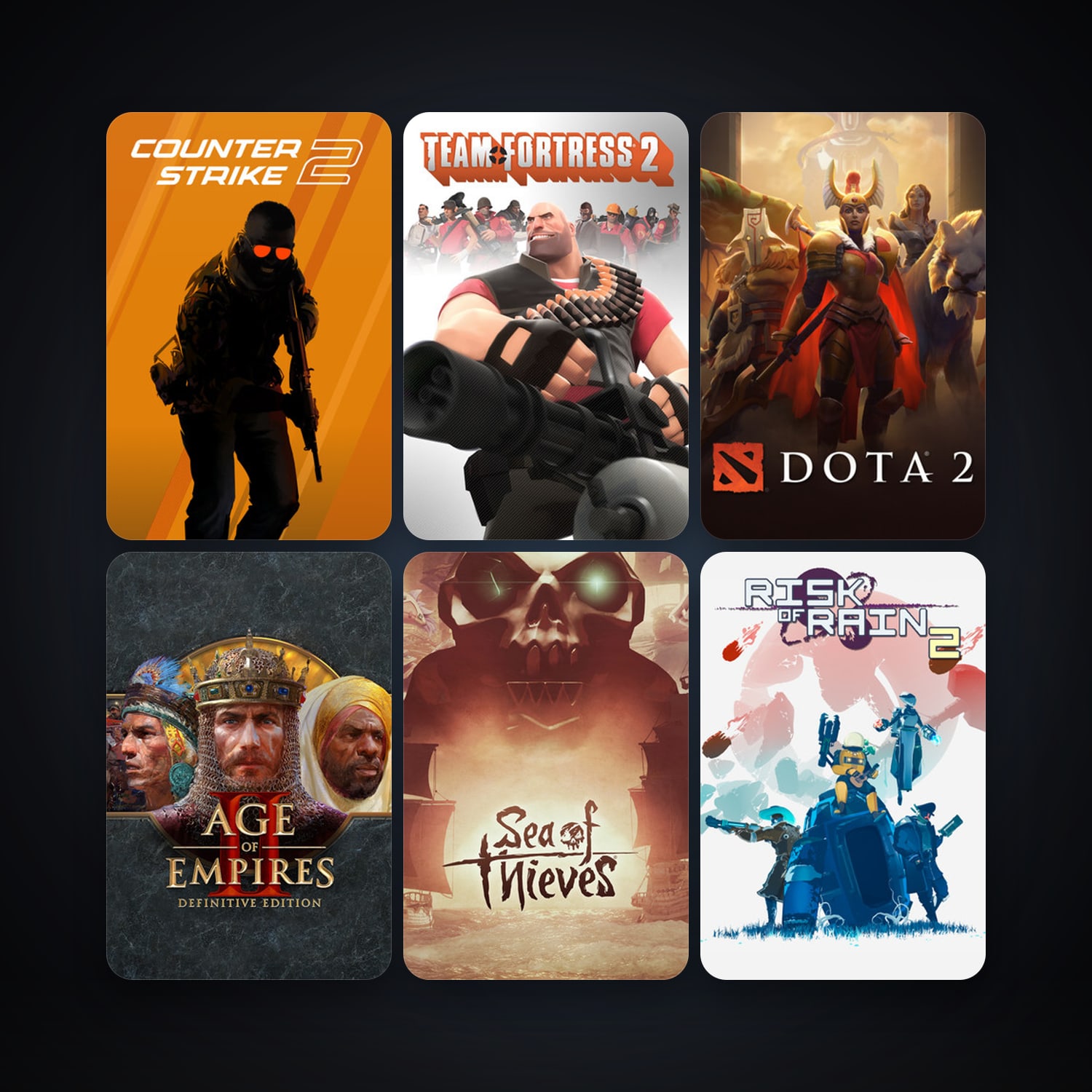 Team Fortress 2 + Dota 2, 60 games, clean — HabibiAccounts
