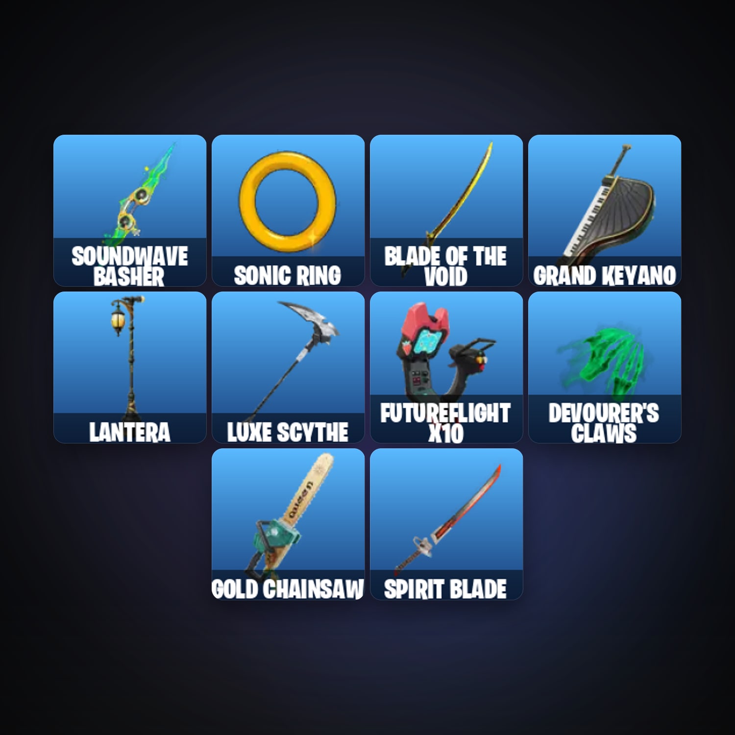 Fortnite locker — lvl 141 — HabibiAccounts