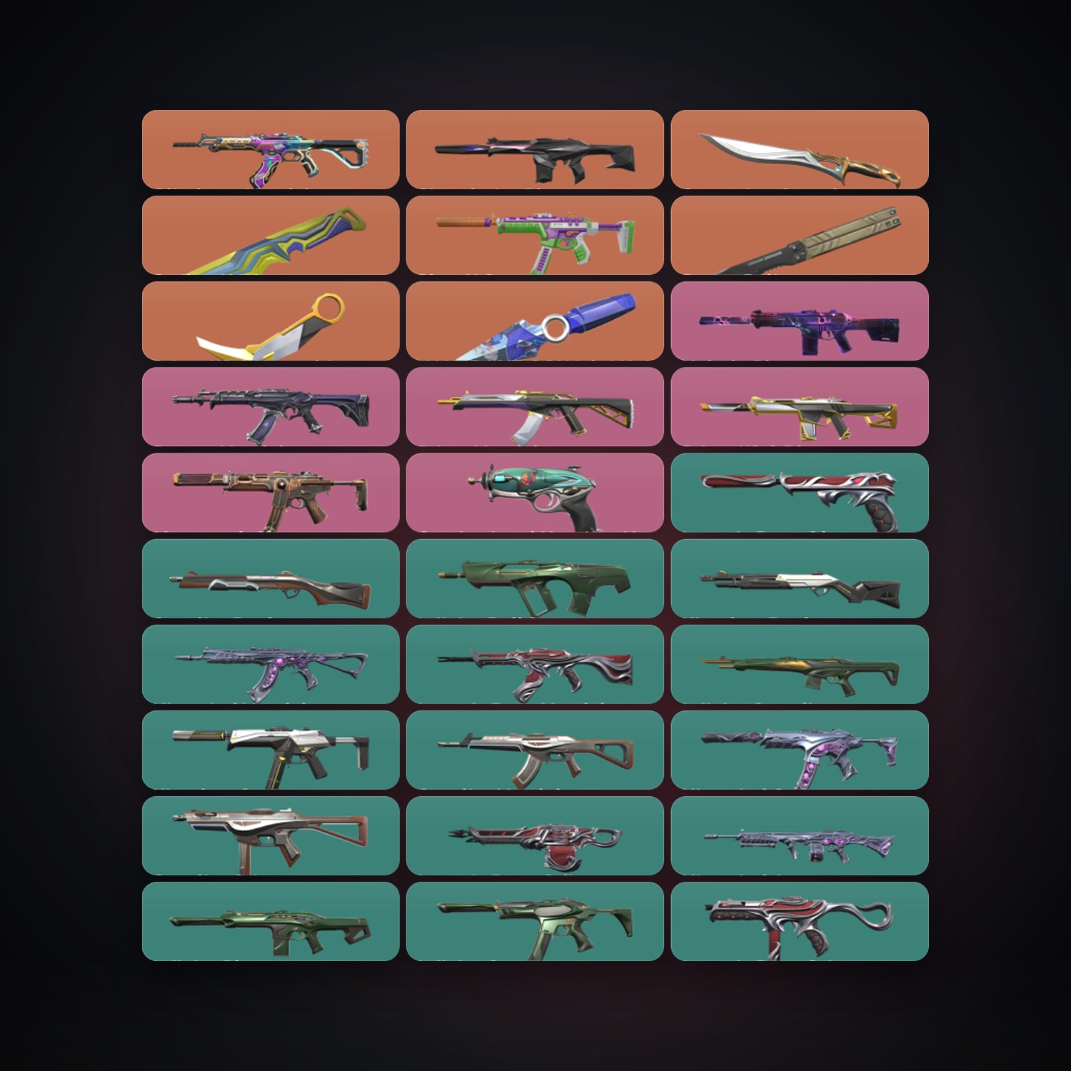 NA Diamond 2 locker — 5 knives, 64 skins, lvl 95 — HabibiAccounts