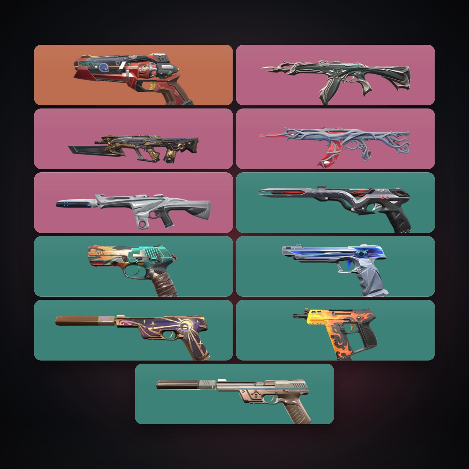 AP Gold 2 locker — 11 skins, lvl 129 — HabibiAccounts