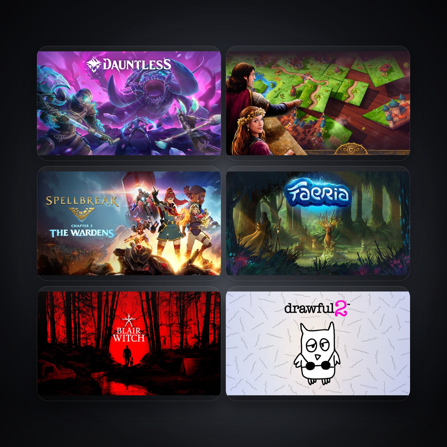 هالحساب إبك فيه Dauntless وCarcassonne، CA، 362 ألعاب — HabibiAccounts