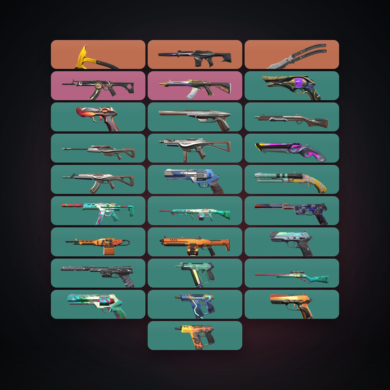 EU Silver 3 locker — 2 knives, 28 skins, lvl 206 — HabibiAccounts