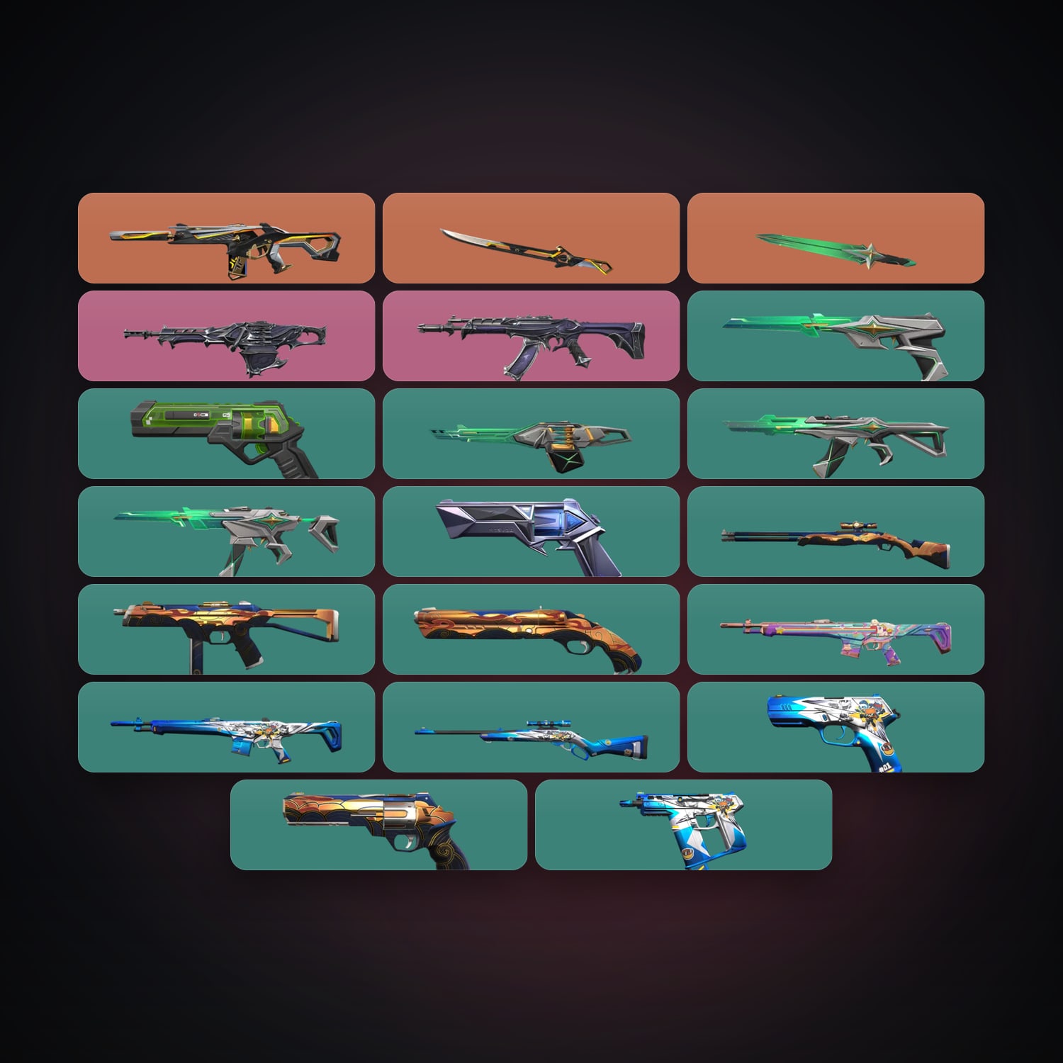 AP Silver 1 locker — 2 knives, 20 skins, lvl 110 — HabibiAccounts