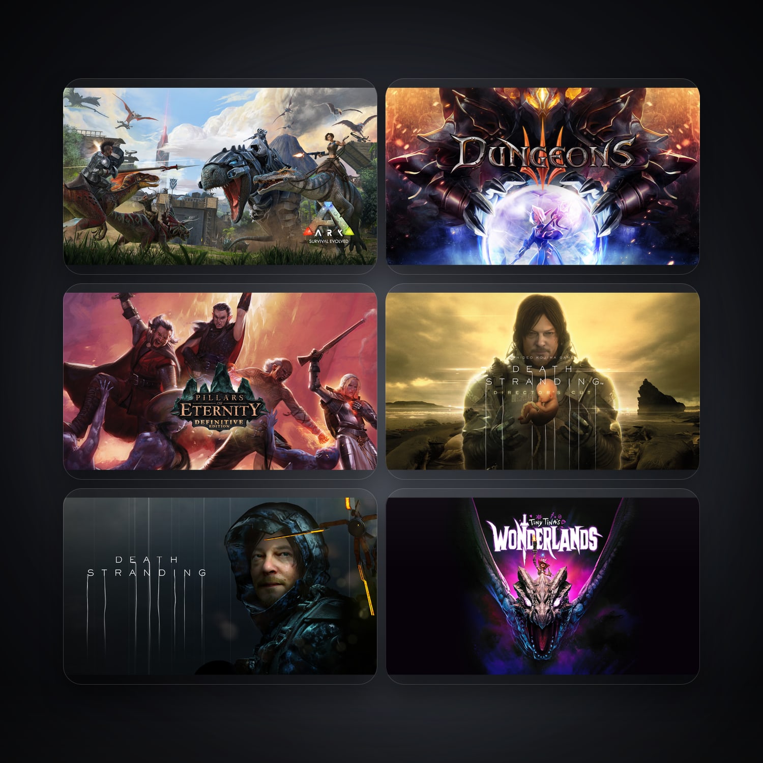هالحساب إبك فيه ARK: Survival Evolved وDungeons 3، TW، 553 ألعاب — HabibiAccounts