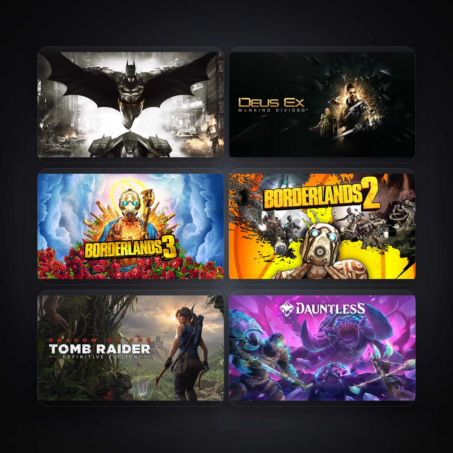 هالحساب إبك فيه Batman Arkham Knight وDeus Ex - Mankind Divided، PL، 111 ألعاب — HabibiAccounts