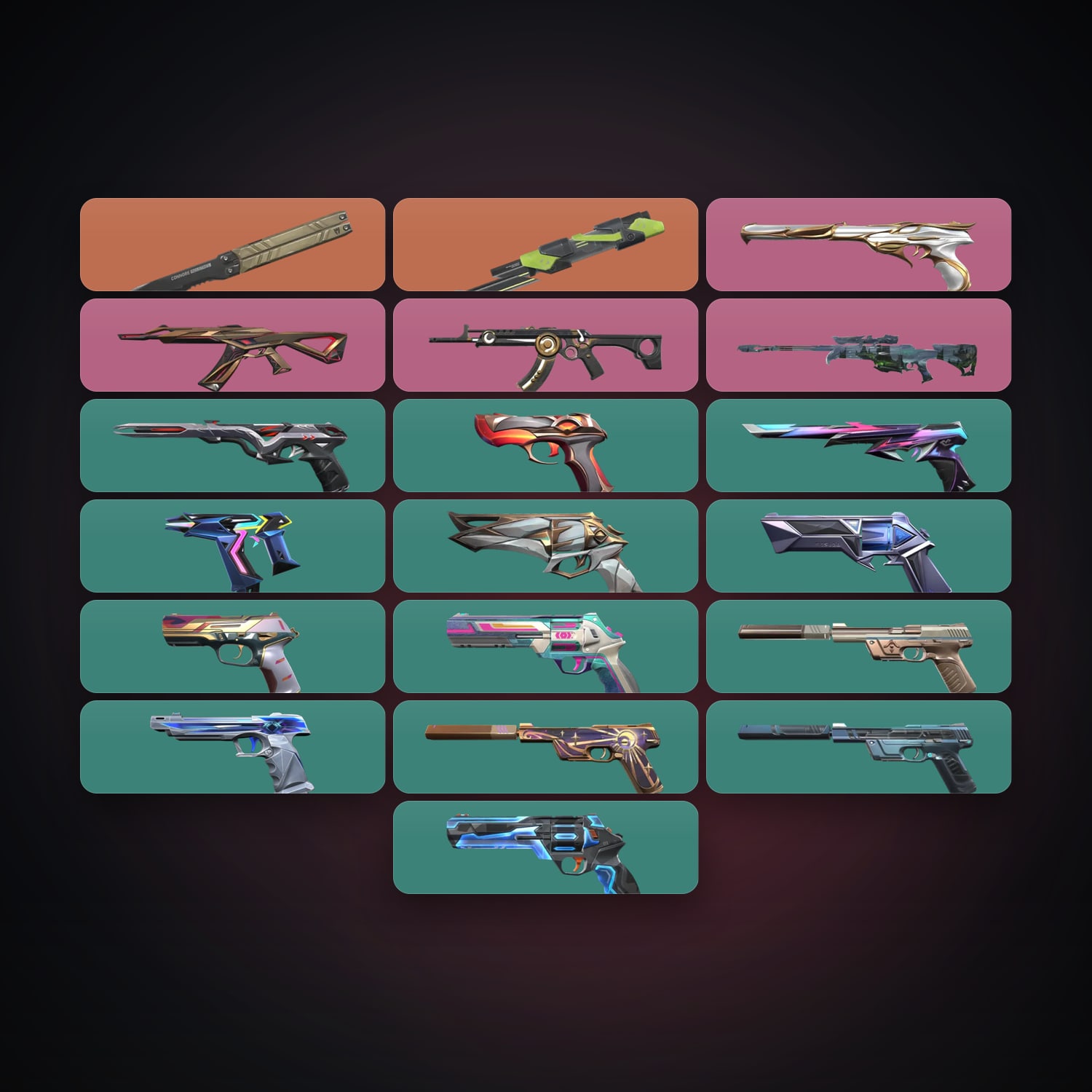 EU Silver 2 locker — 2 knives, 19 skins, lvl 268 — HabibiAccounts