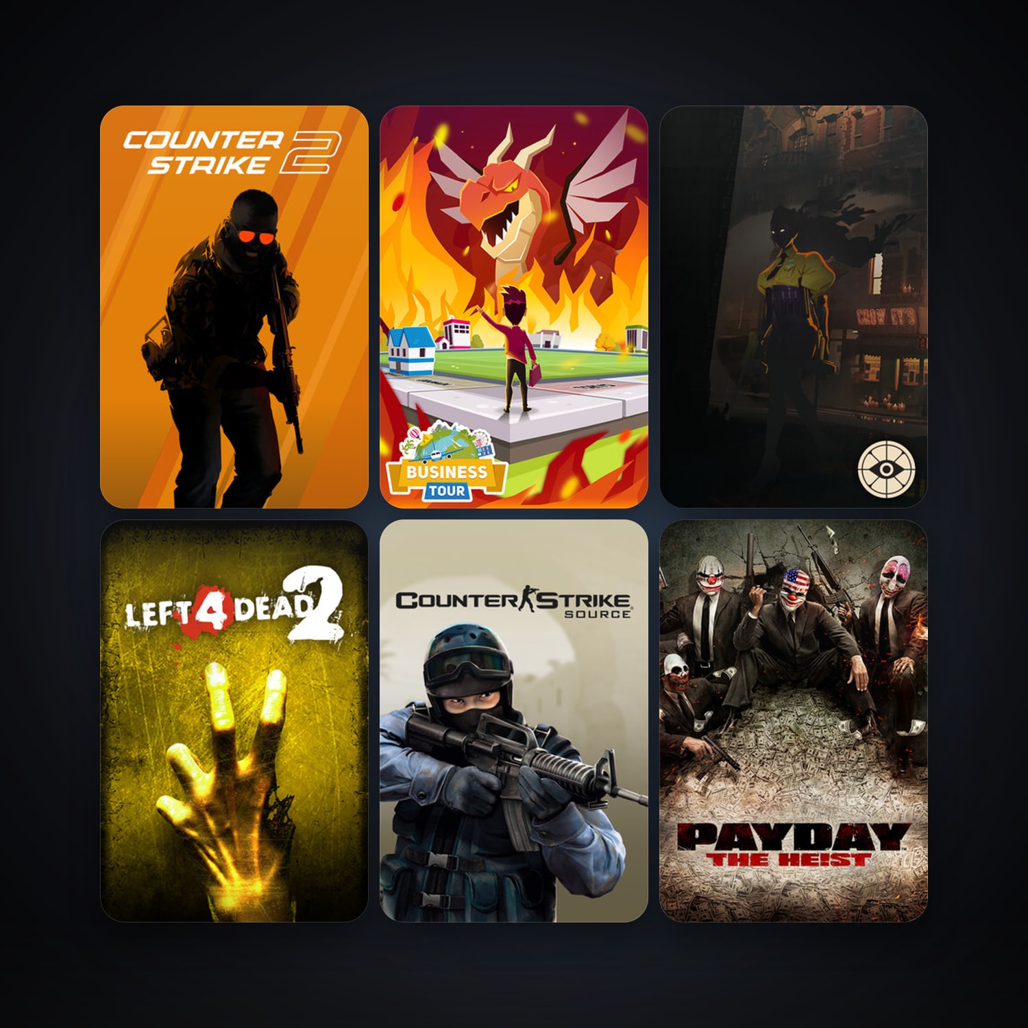Counter-Strike: Source + Left 4 Dead 2, 30 games, Steam 14, clean — HabibiAccounts