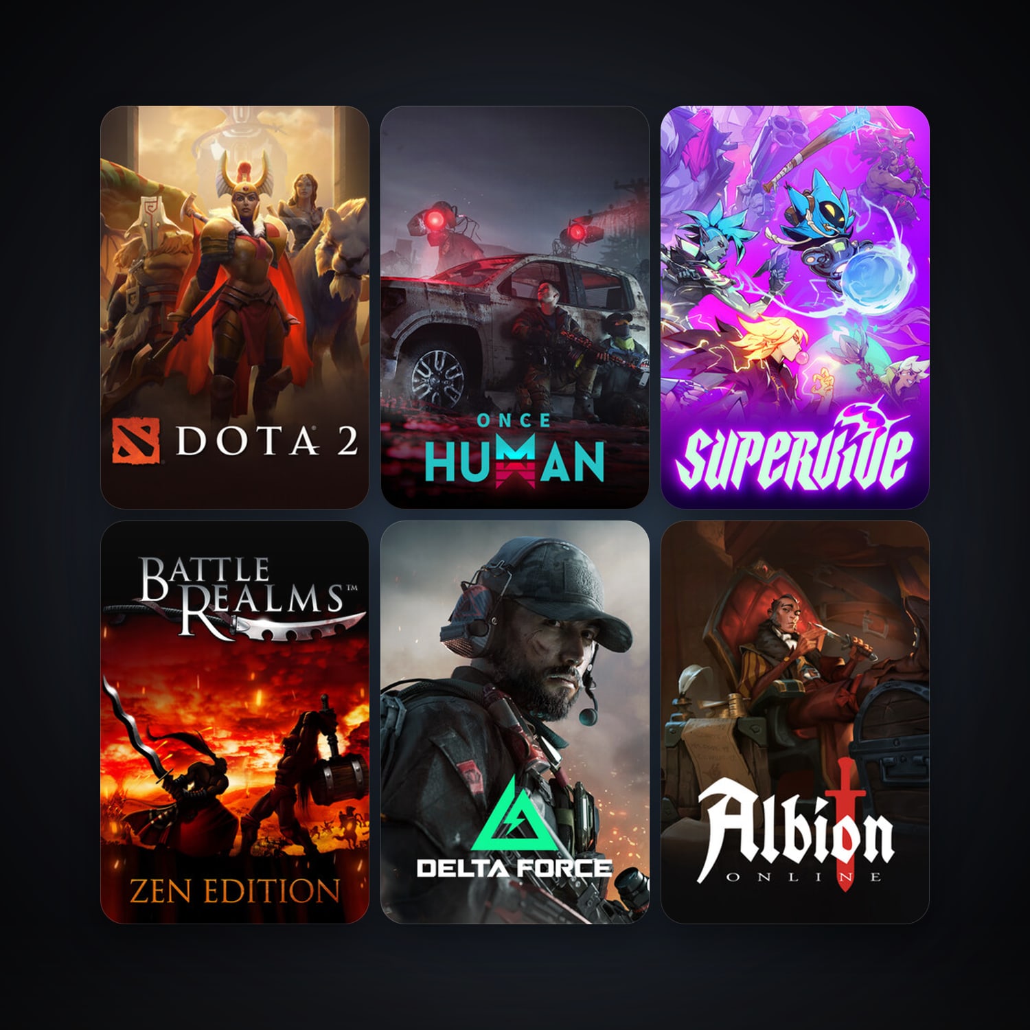 Dota 2 + Albion Online, 9 games, clean — HabibiAccounts