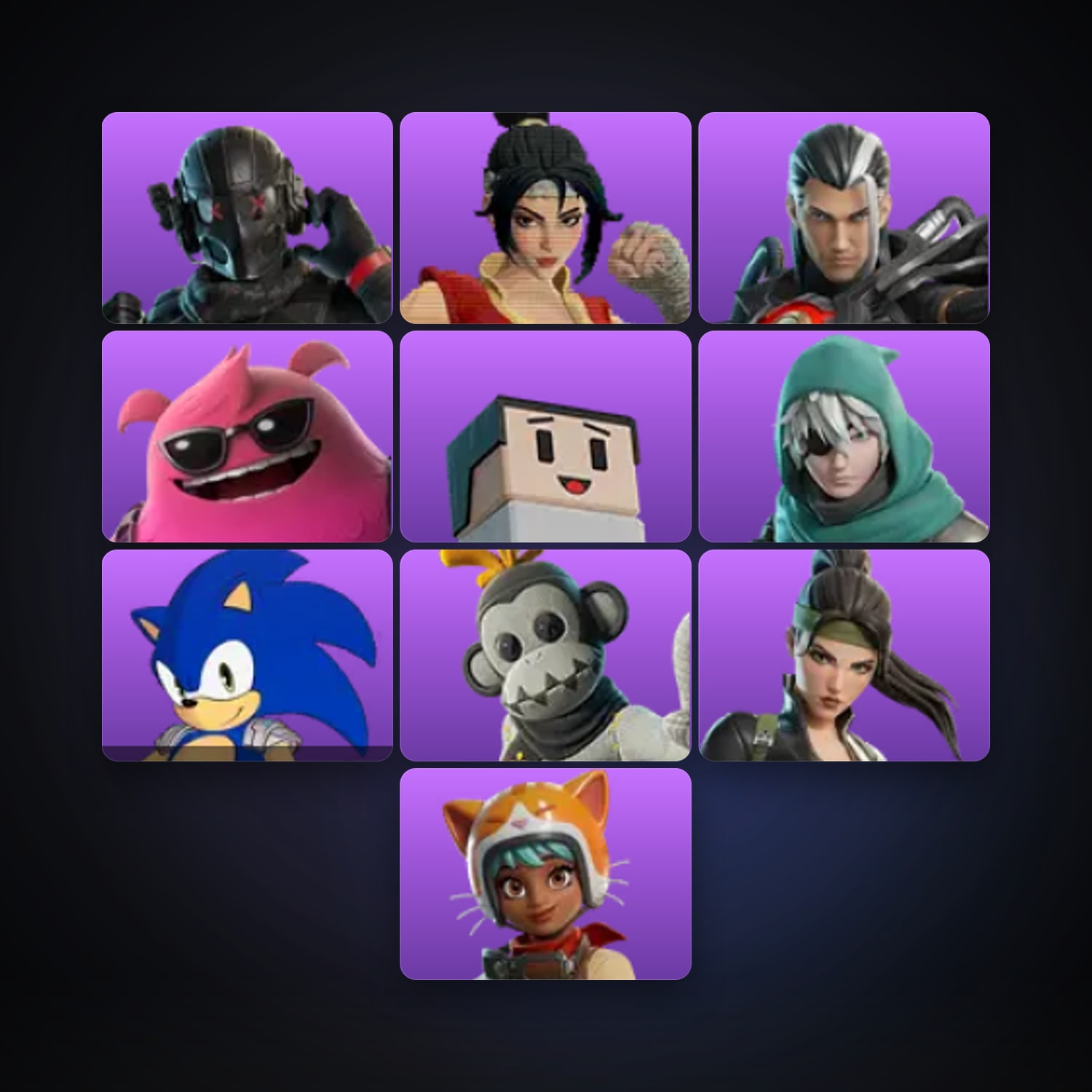 Phantom — Mali — 10 skins — 3.3K V-Bucks — lvl 173 — HabibiAccounts