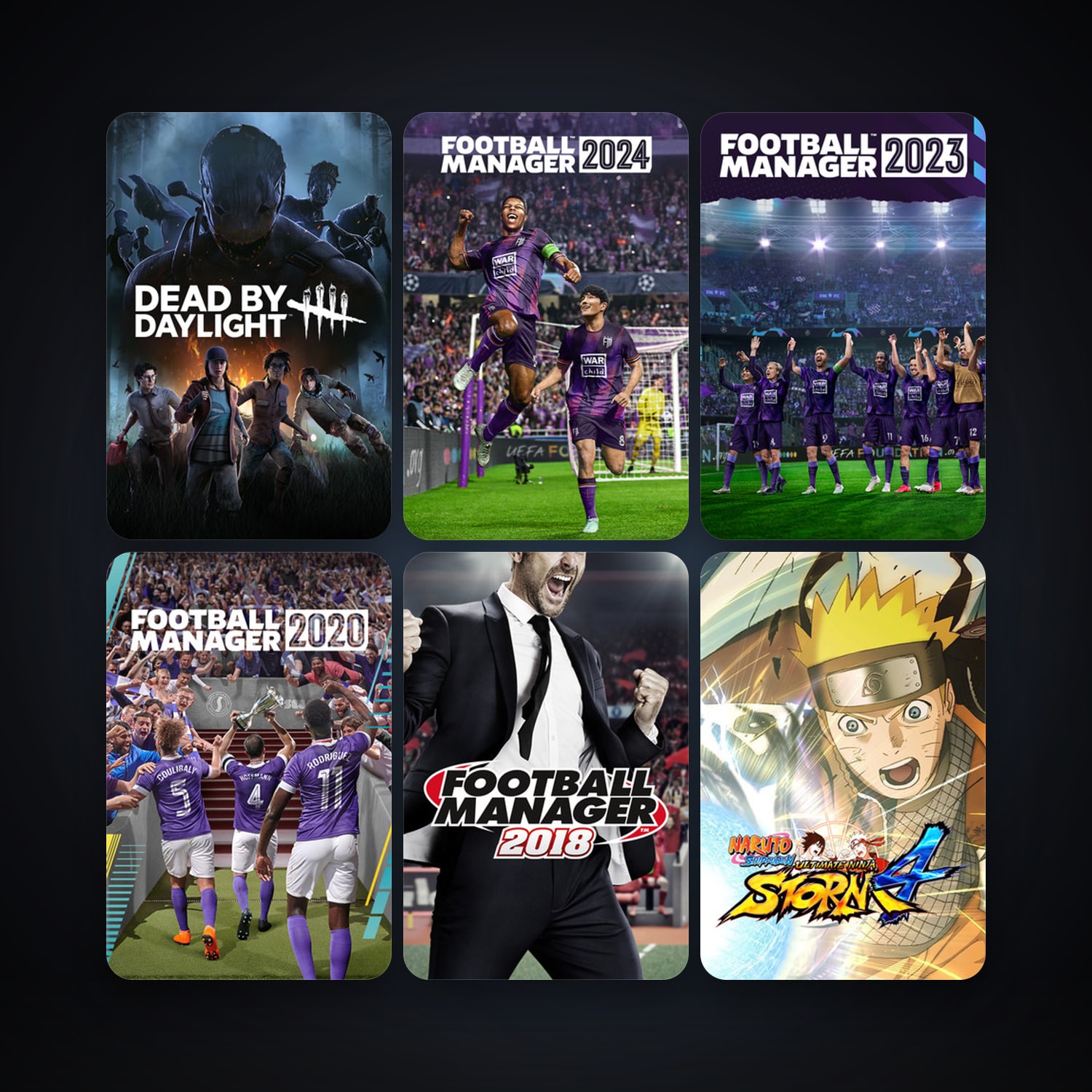 NARUTO SHIPPUDEN: Ultimate Ninja STORM 4 + Dead by Daylight, 11 games, clean — HabibiAccounts