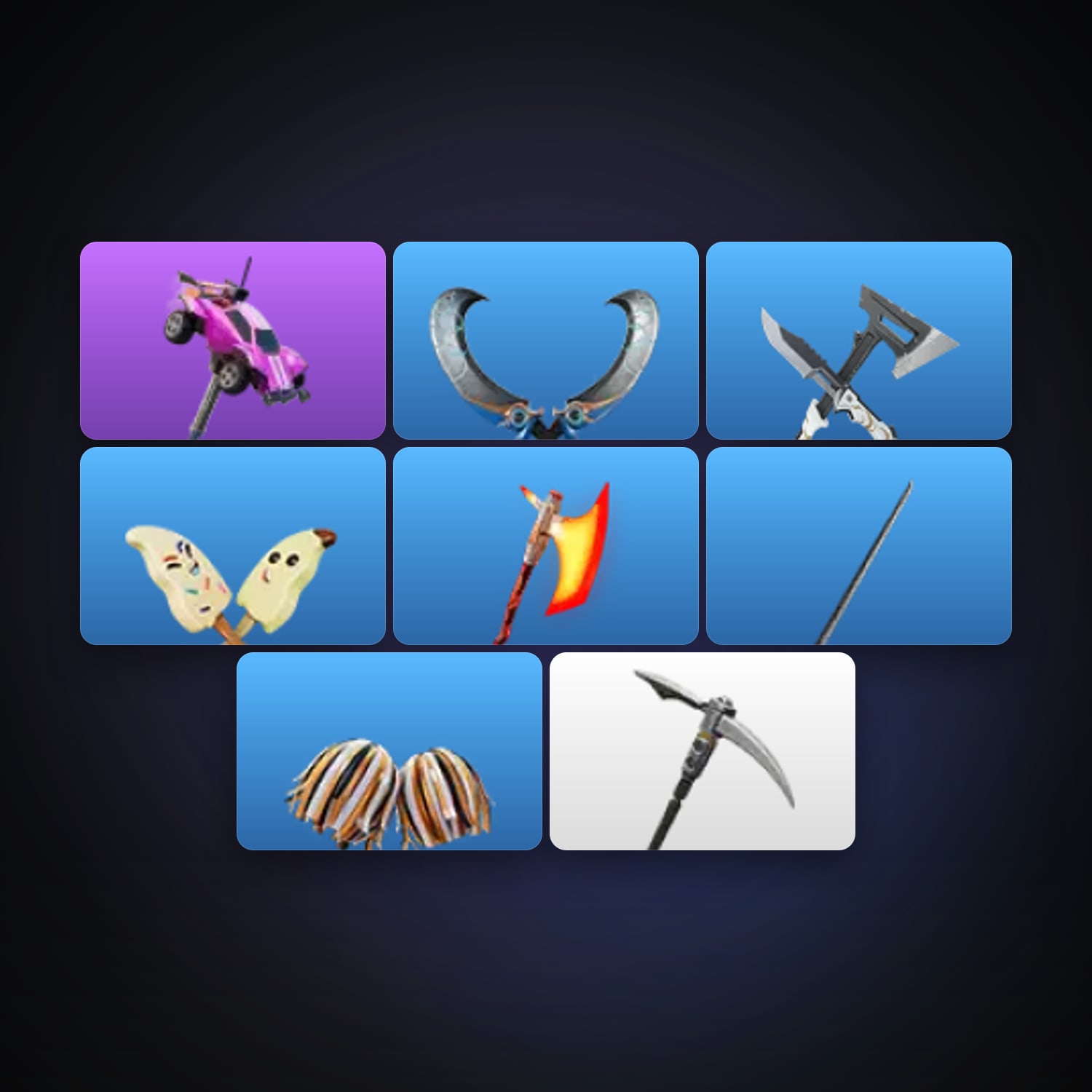 Fortnite locker — 100 V-Bucks — lvl 105 — HabibiAccounts