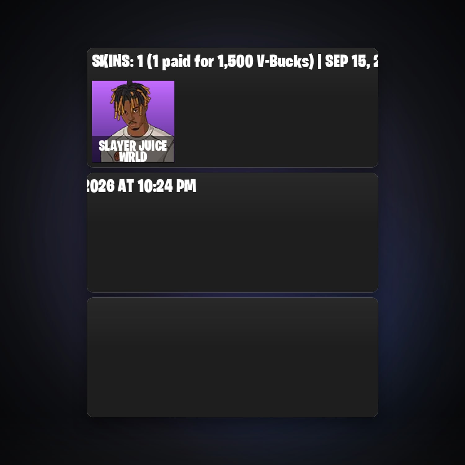 Fortnite locker — 1 skins — 200 V-Bucks — lvl 59 — HabibiAccounts