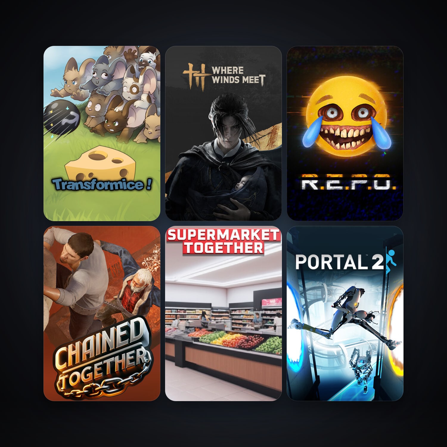Portal 2 + Transformice, 12 games, clean — HabibiAccounts