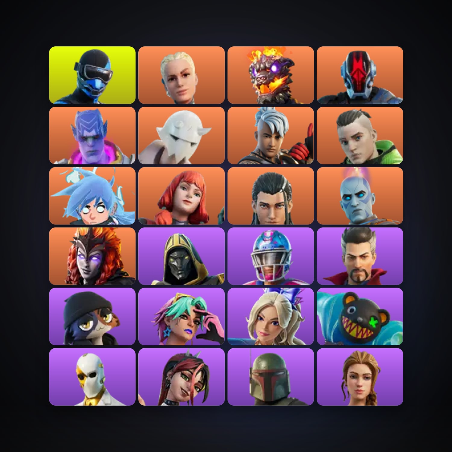 Paradigm (Reality-659) — Molten Battle Hound — 73 skins — 700 V-Bucks — lvl 715 — HabibiAccounts