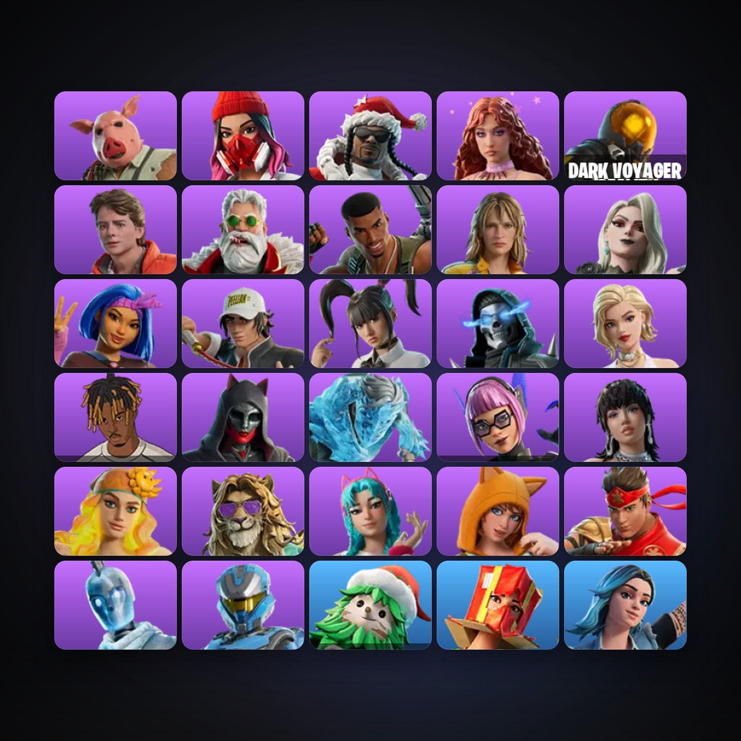 Pig the Butcher — Yulejacket — 32 skins — 300 V-Bucks — lvl 1040 — HabibiAccounts