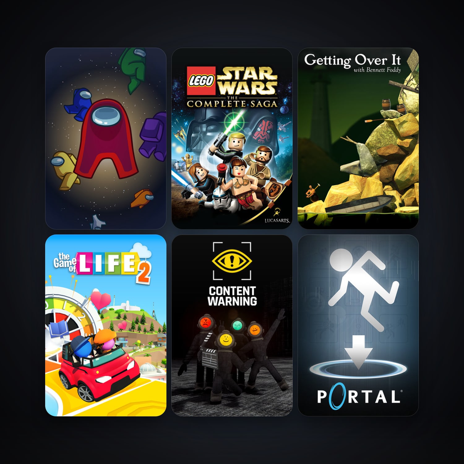 Portal + Portal 2, 16 games, clean — HabibiAccounts