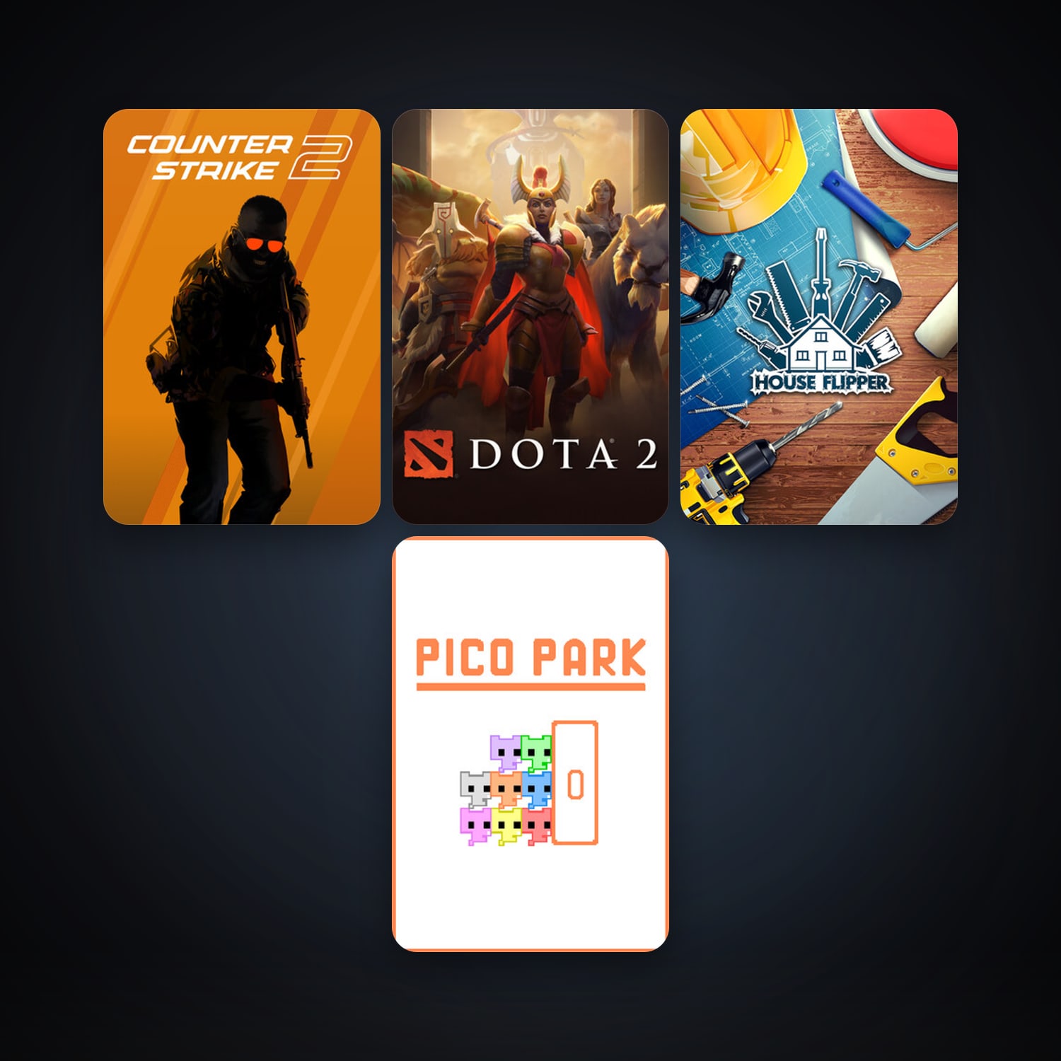 Dota 2 + CS2 Prime, 5 games, Steam 22, clean — HabibiAccounts
