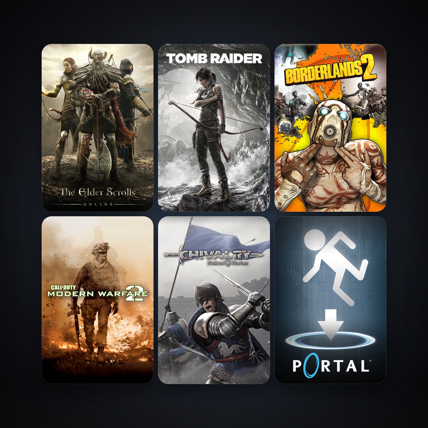 Portal + Call of Duty: Modern Warfare 2 (2009), 10 games, clean — HabibiAccounts