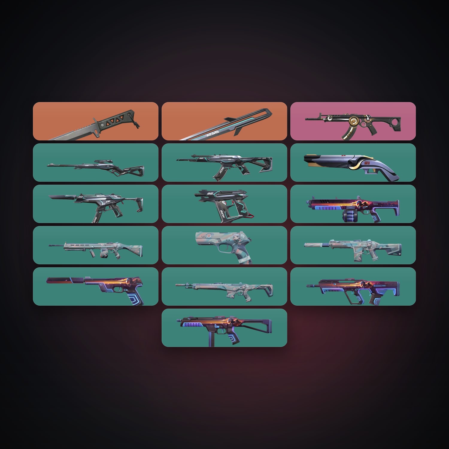 EU Silver 3 locker — 2 knives, 16 skins, lvl 59 — HabibiAccounts