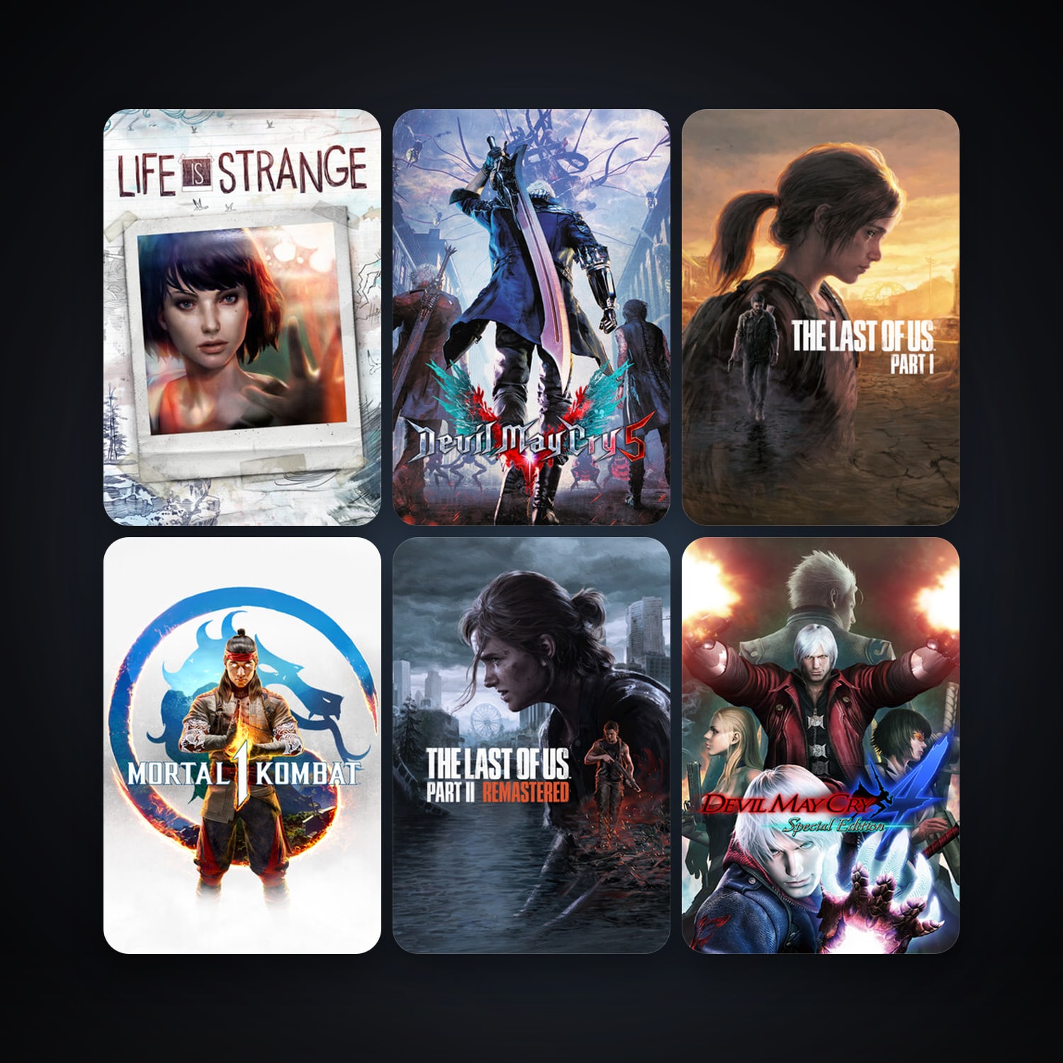 DmC: Devil May Cry + Life is Strange - Episode 1, 26 games, clean — HabibiAccounts
