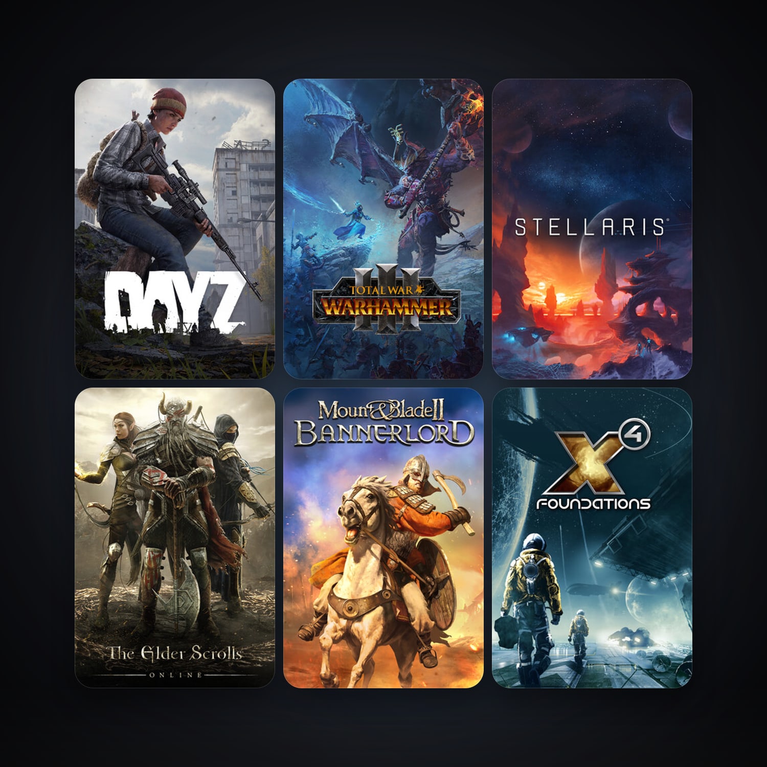 Medieval II: Total War + DayZ, 106 games, clean — HabibiAccounts