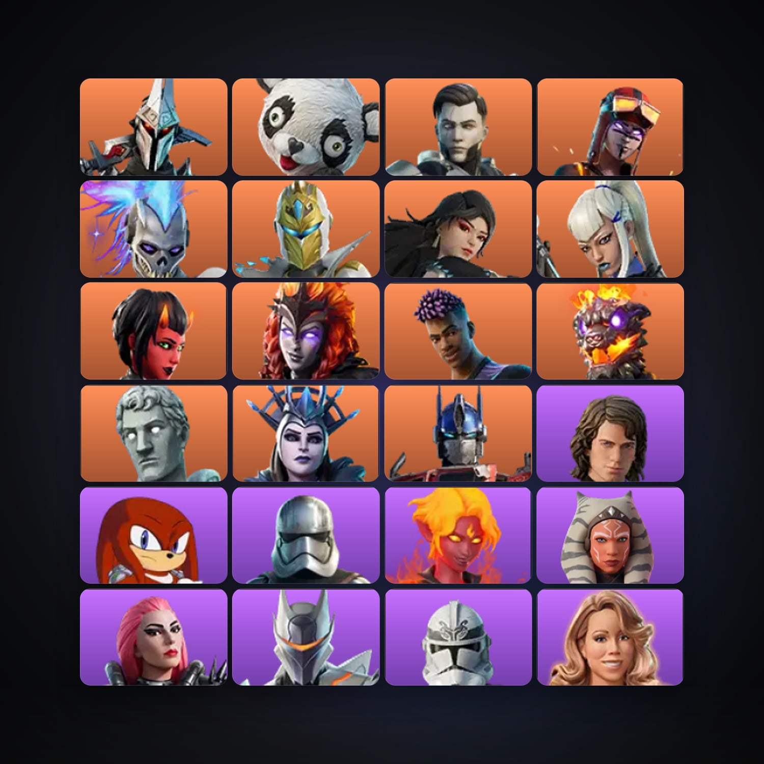 Eternal Knight — P.A.N.D.A Team Leader — 466 skins — 3.8K V-Bucks — lvl 1587 — HabibiAccounts