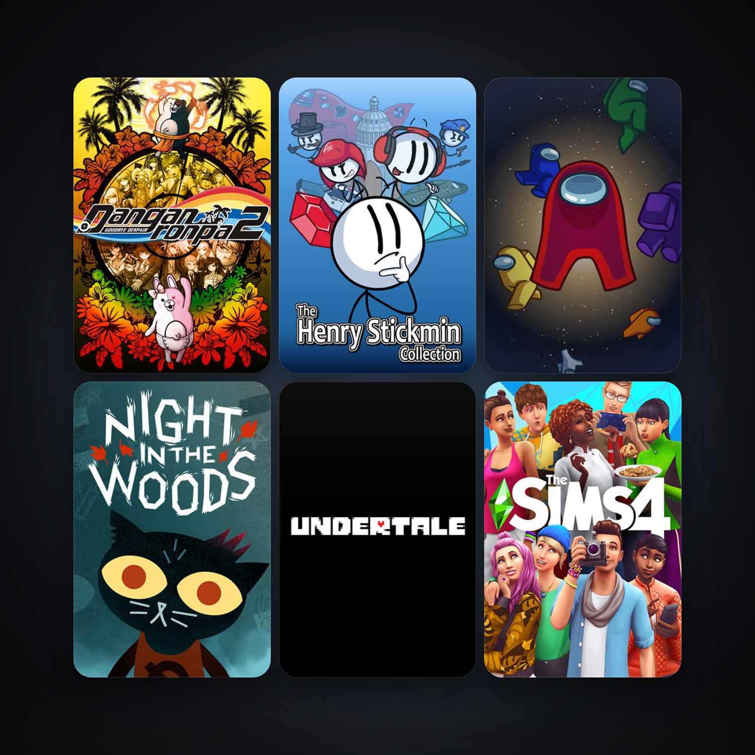 Five Nights at Freddy's + Undertale, 15 games, clean — HabibiAccounts