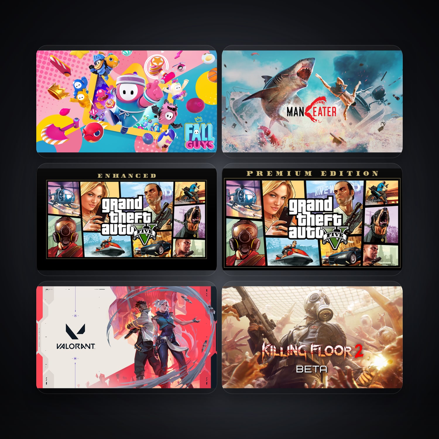 Epic Fall Guys + Maneater — ID — 96 games — HabibiAccounts