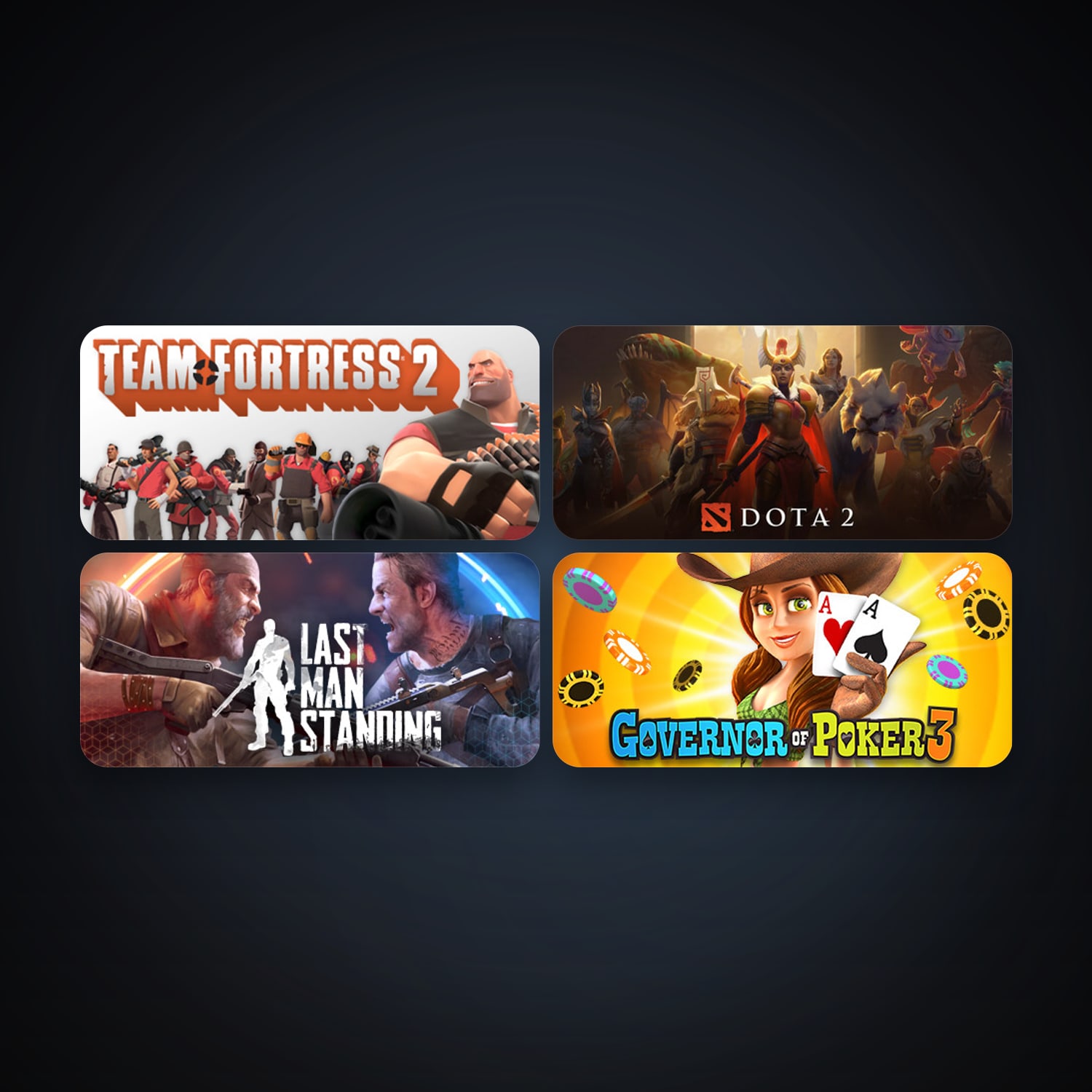 Team Fortress 2 + Dota 2, 7 games, clean — HabibiAccounts