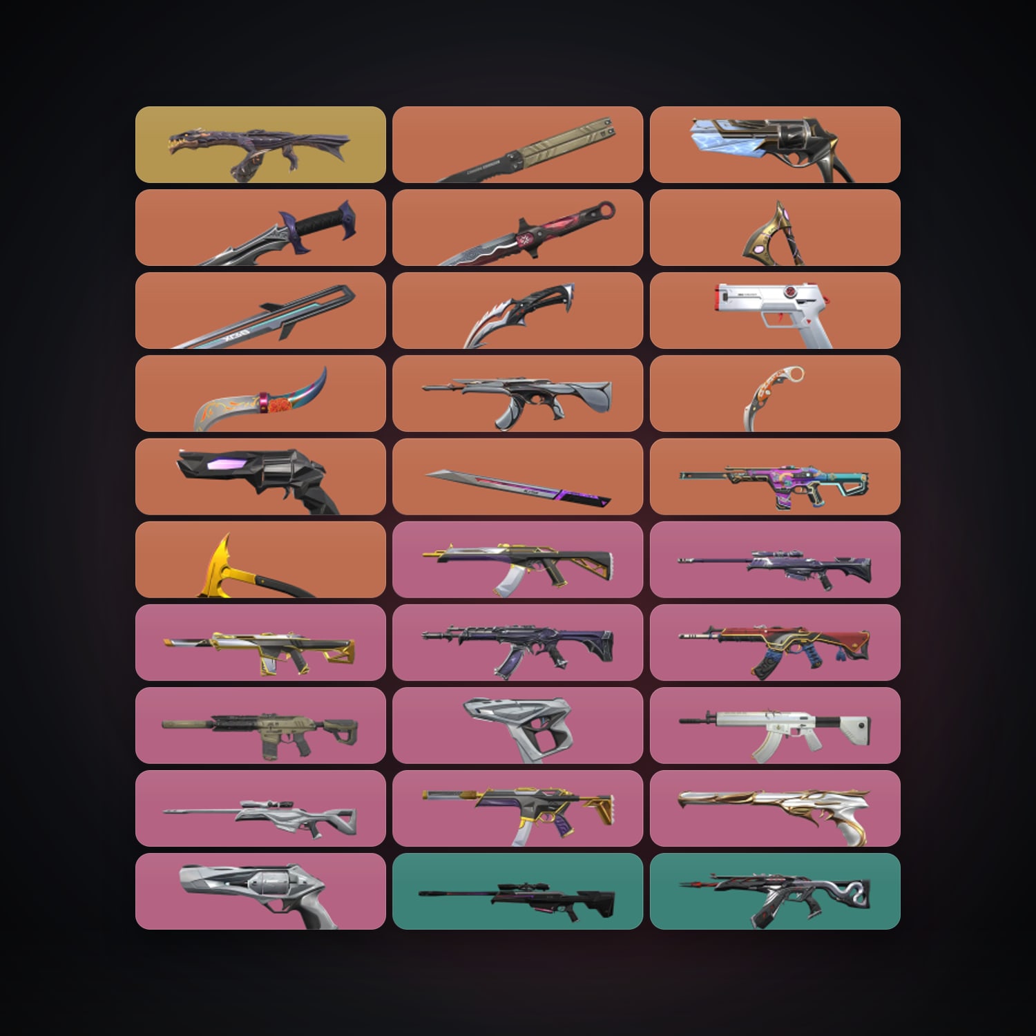 NA Diamond 1 locker — 10 knives, 131 skins, lvl 156 — HabibiAccounts