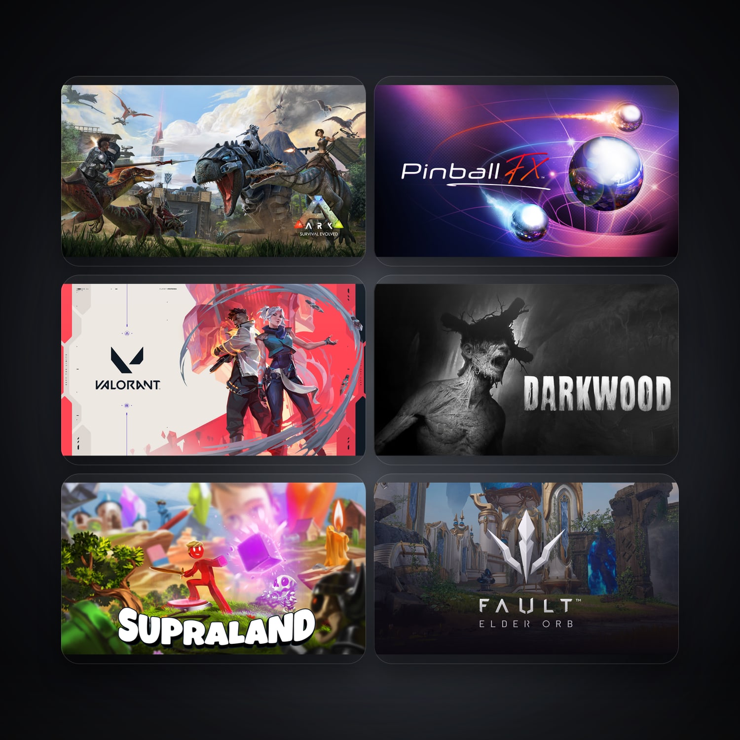 Epic ARK: Survival Evolved + Pinball FX — IN — 155 games — HabibiAccounts