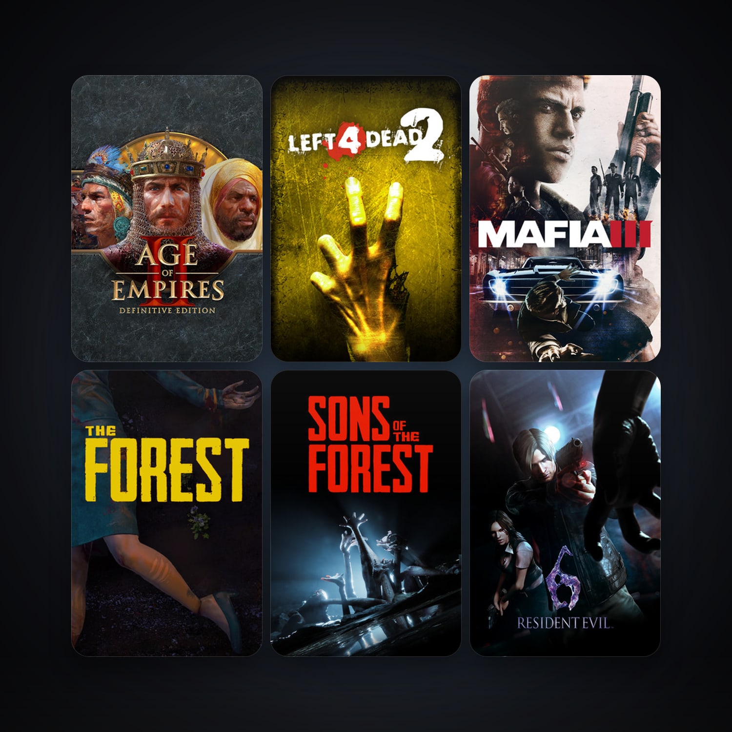Left 4 Dead 2 + Mafia II, 15 games, clean — HabibiAccounts