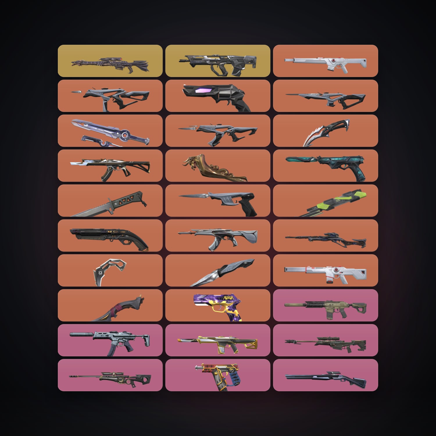 NA locker — 8 knives, 75 skins, lvl 79 — HabibiAccounts