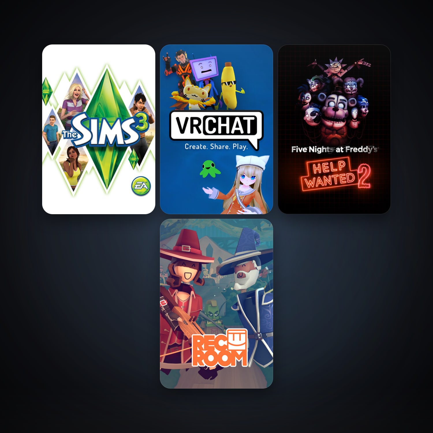 The Sims 3 + VRChat, 8 games, clean — HabibiAccounts