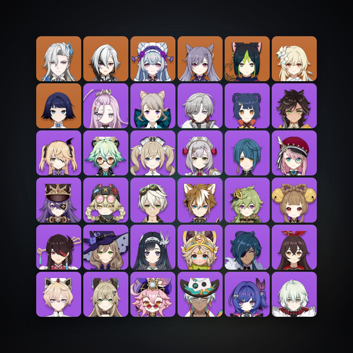 Genshin Impact | AR 55 | 39 Chars | 5× 5★ — Genshin / miHoYo Account — HabibiAccounts