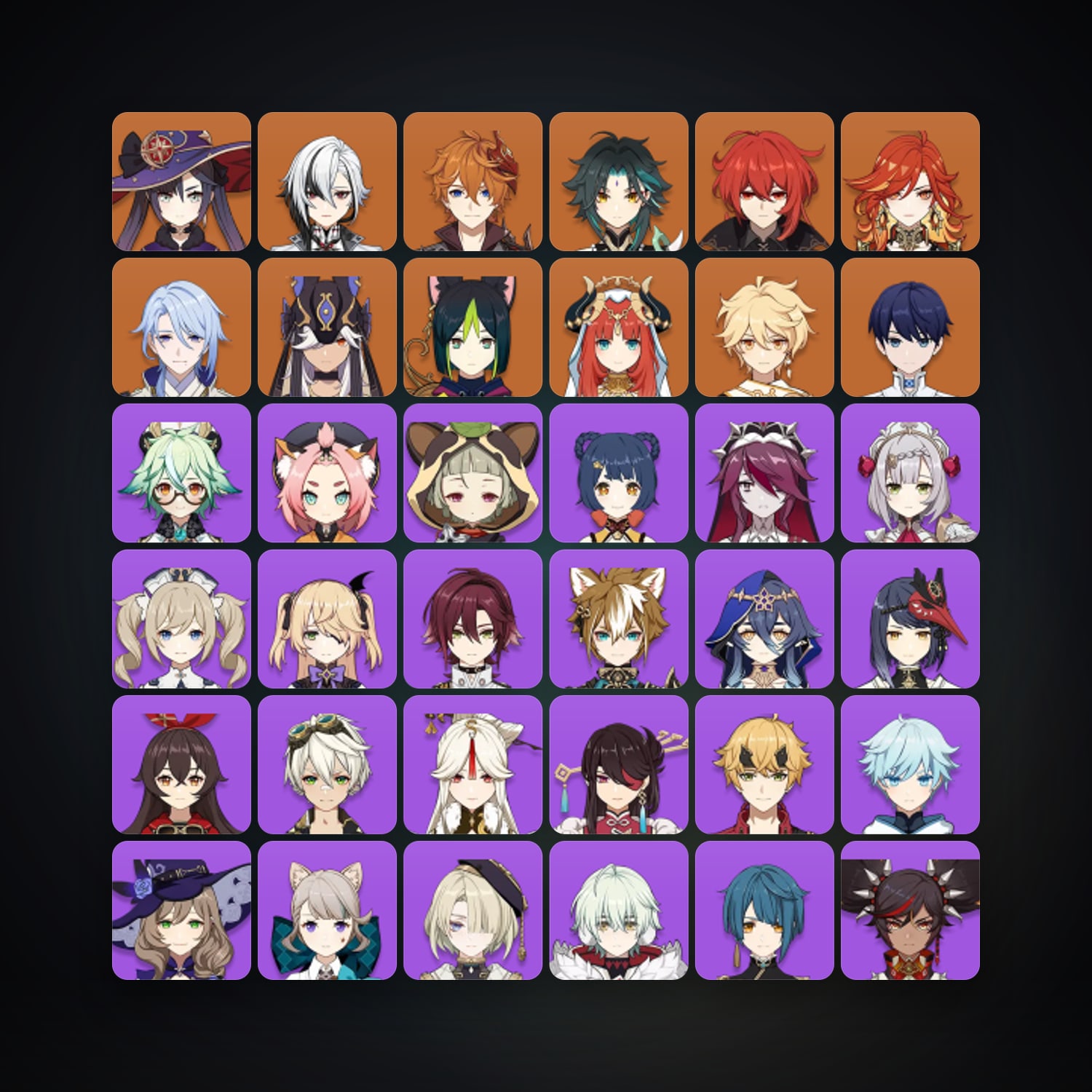 Genshin Impact | AR 55 | 53 Chars | 10× 5★ — Genshin / miHoYo Account — HabibiAccounts
