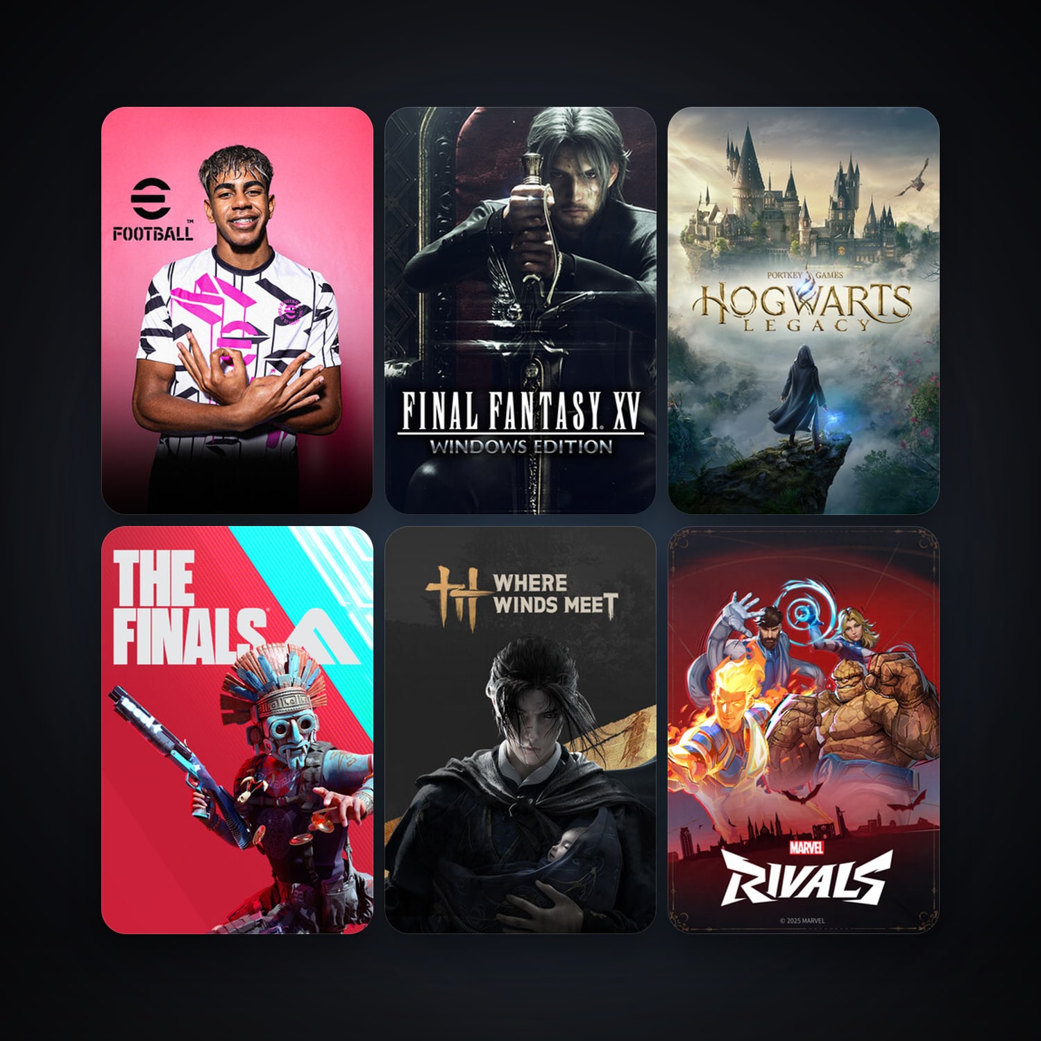 FINAL FANTASY XV WINDOWS EDITION + Hogwarts Legacy, 10 games, clean — HabibiAccounts