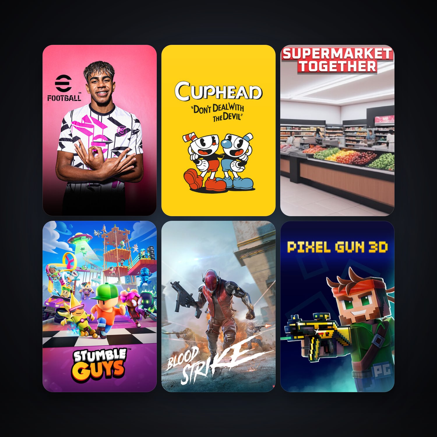 Free CS2 (No Prime) + Cuphead, 28 games, clean — HabibiAccounts