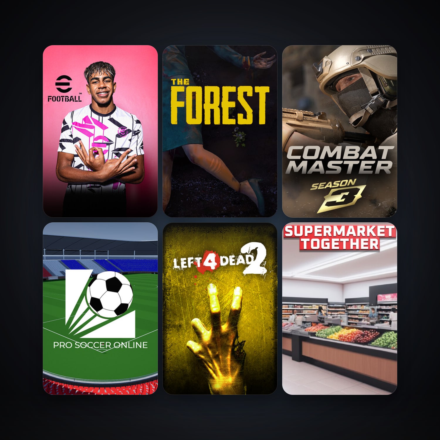 Left 4 Dead 2 + The Forest, 23 games, clean — HabibiAccounts