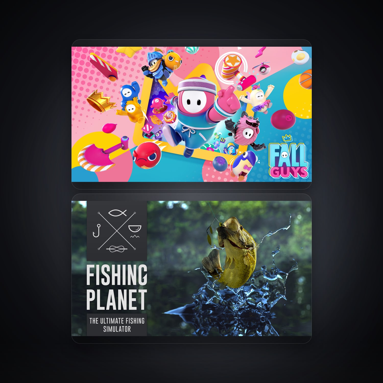 Epic Fall Guys + Fishing Planet — BR — HabibiAccounts