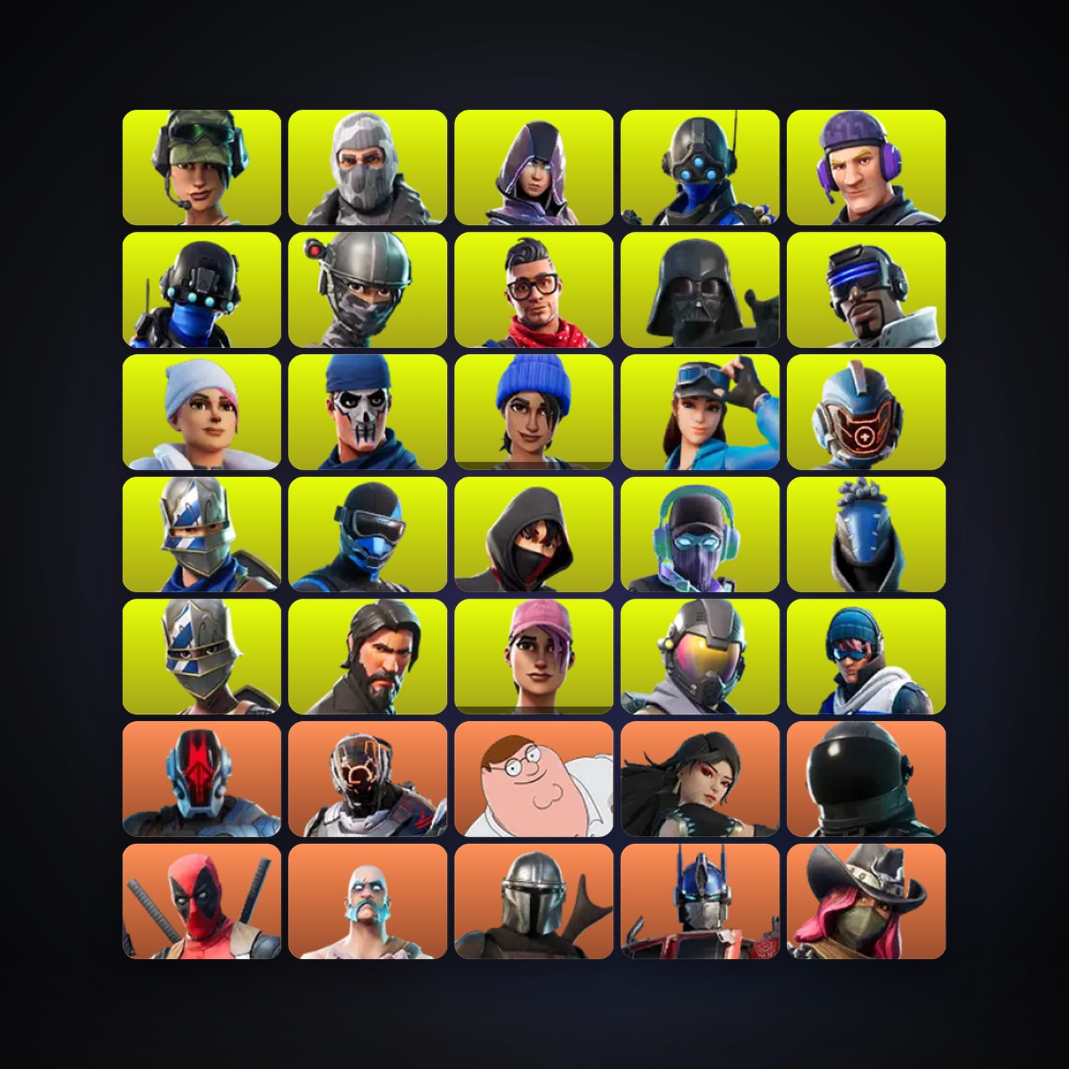 The Foundation — The Scientist — 473 skins — 300 V-Bucks — lvl 3971 — HabibiAccounts
