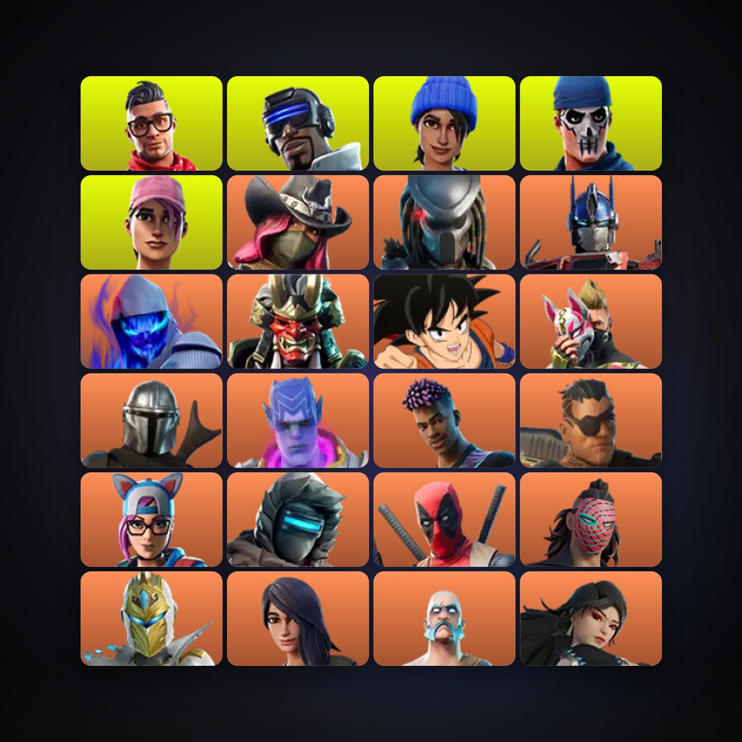 Fortnite locker — 161 skins — 650 V-Bucks — lvl 2881 — HabibiAccounts