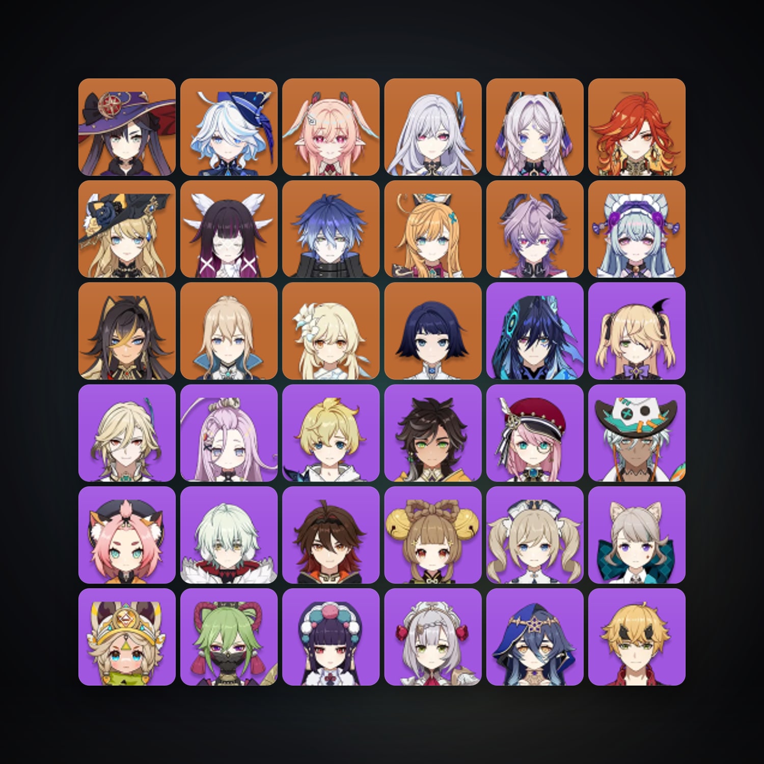 Genshin Impact | AR 57 | 59 Chars | 14× 5★ — Genshin / miHoYo Account — HabibiAccounts