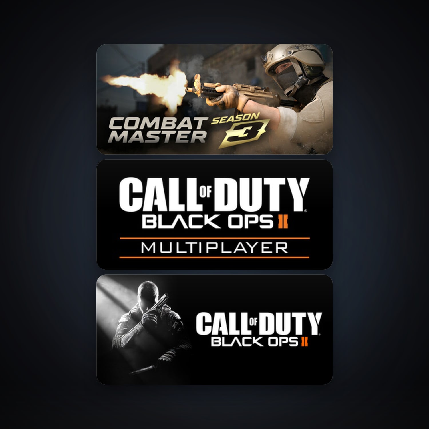 Call of Duty: Black Ops II + Call of Duty: Black Ops II - Multiplayer, 5 games, clean — HabibiAccounts