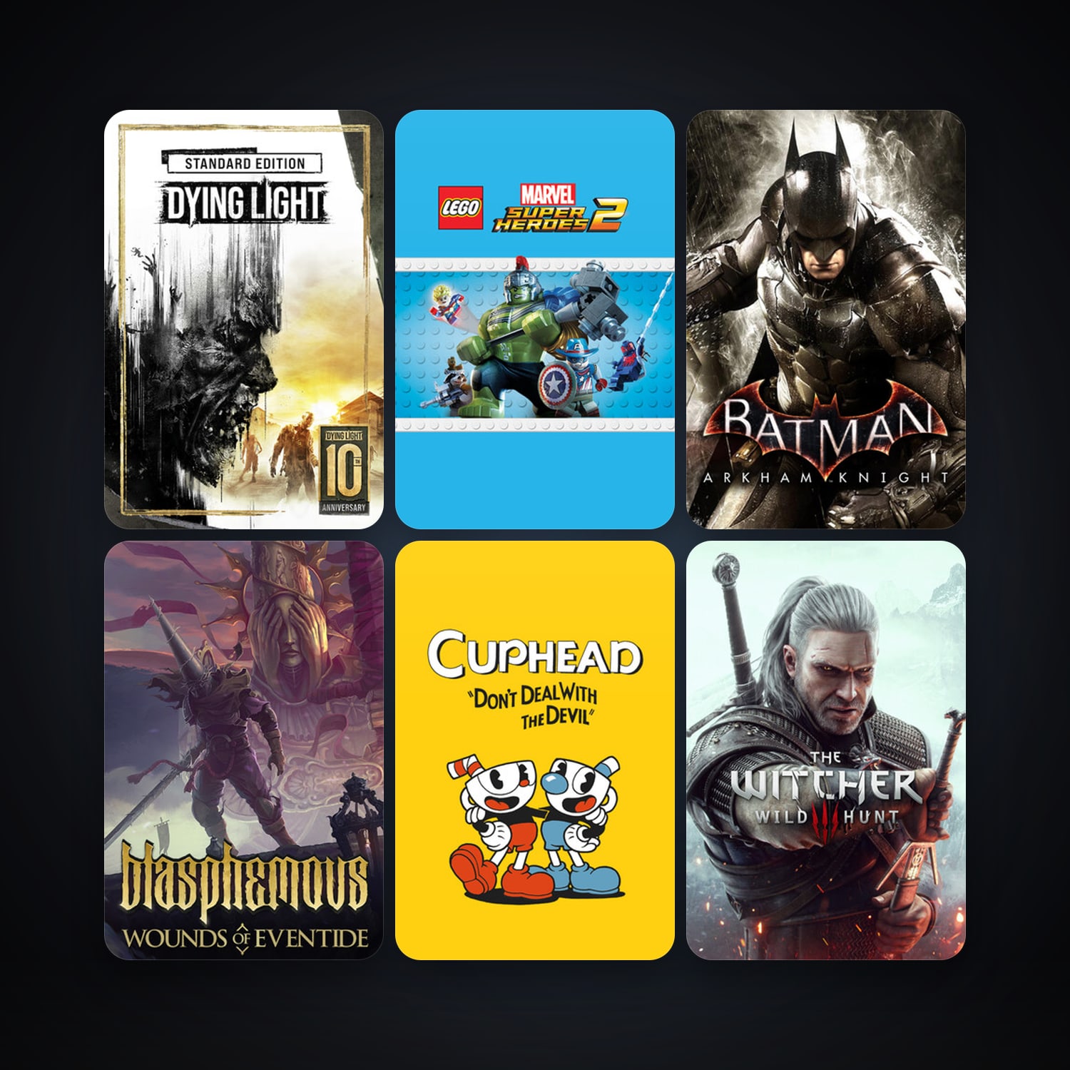 Batman: Arkham Knight + Dying Light, 66 games, Steam 14, clean — HabibiAccounts