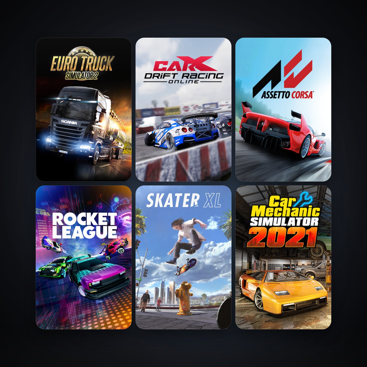 Free CS2 (No Prime) + Euro Truck Simulator 2, 23 games, clean — HabibiAccounts