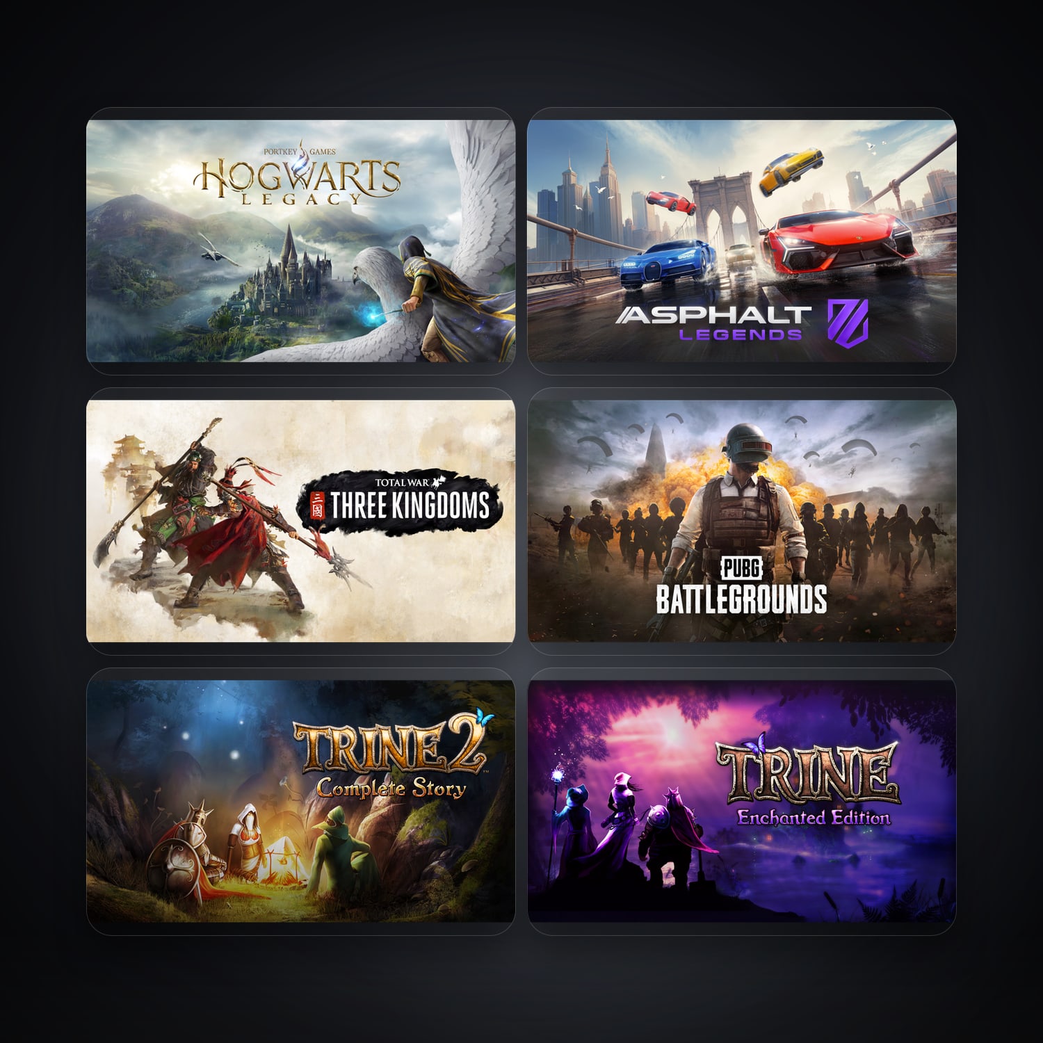 Epic Hogwarts Legacy + Asphalt Legends Unite — IN — 20 games — HabibiAccounts