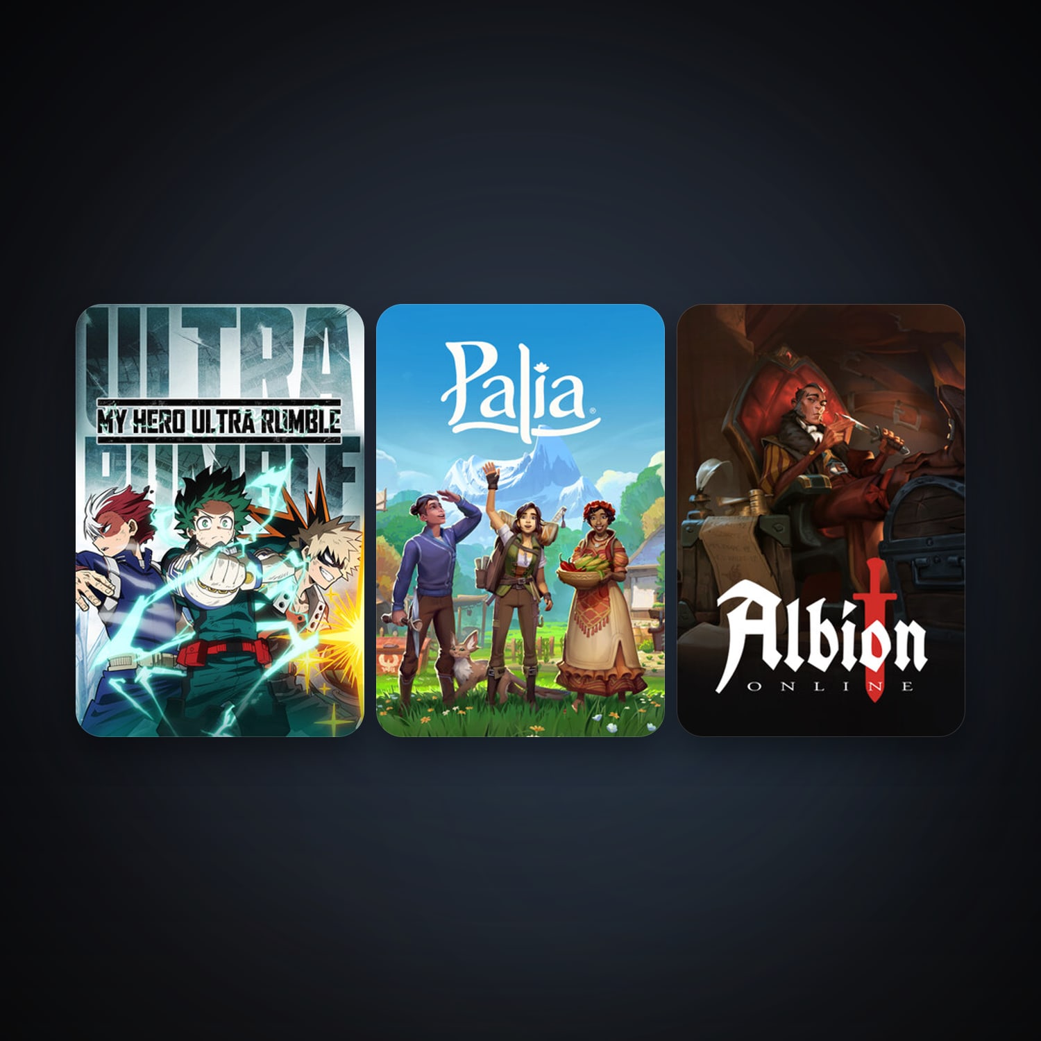 Albion Online + MY HERO ULTRA RUMBLE, 3 games, clean — HabibiAccounts