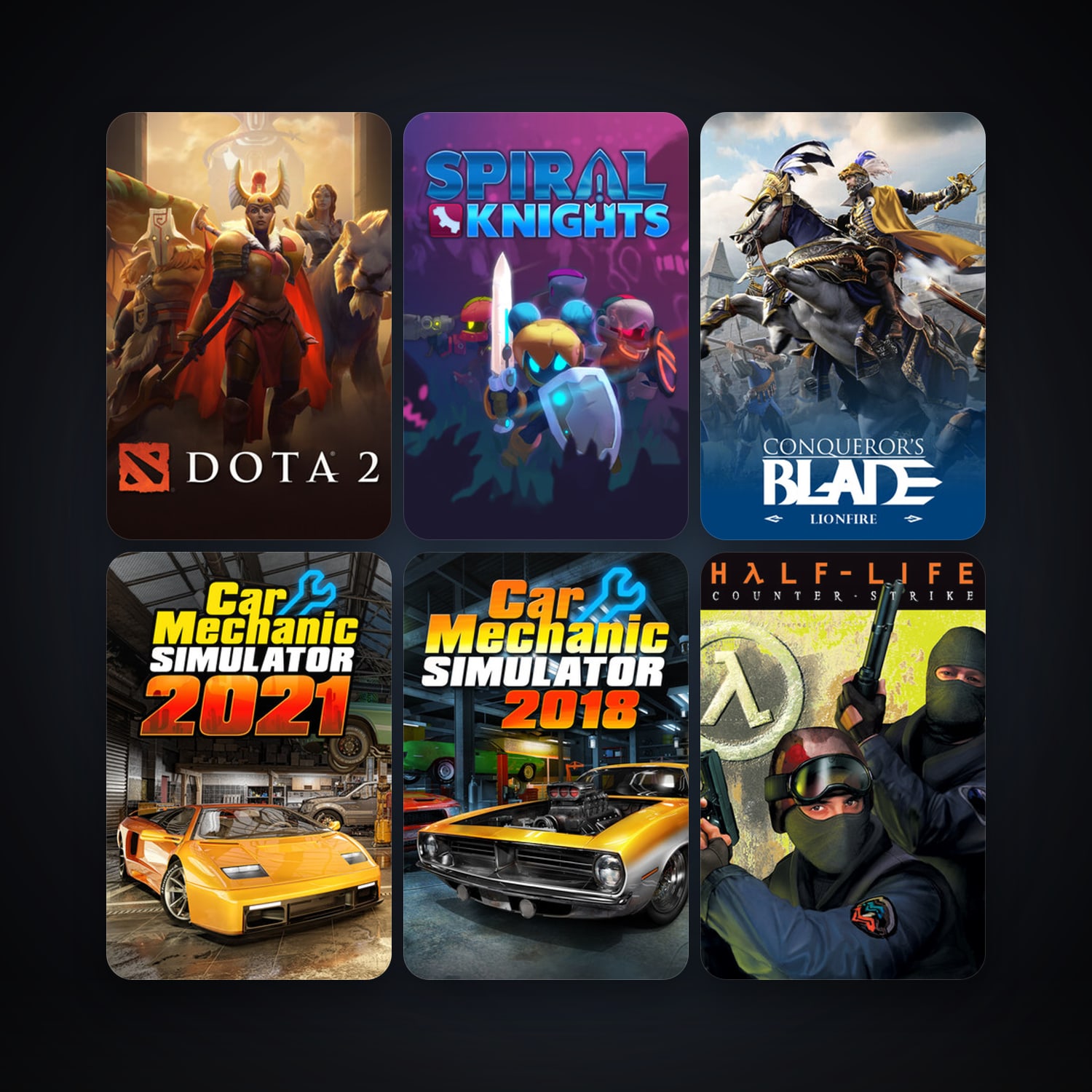 Counter-Strike + Day of Defeat, 66 games, Steam 10, clean — HabibiAccounts